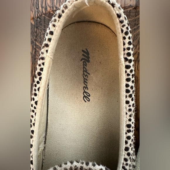 Madewell Sidewalk Slip-On Sneakers in Spotted Calf Hair Size 8.5 - Picture 5 of 5